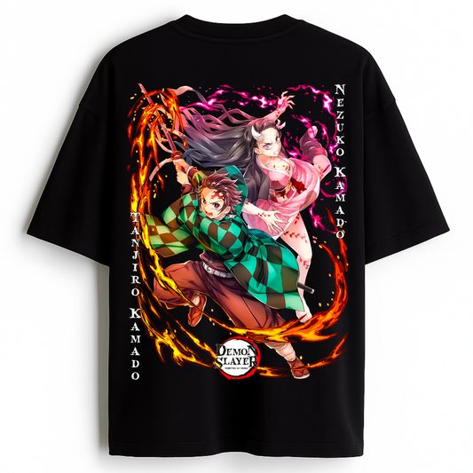 Bond of Protection - Premium Black Oversized Cotton Tee