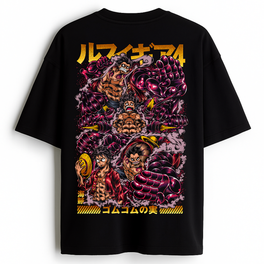 Boundless Force - Premium Black Oversized Cotton Tee