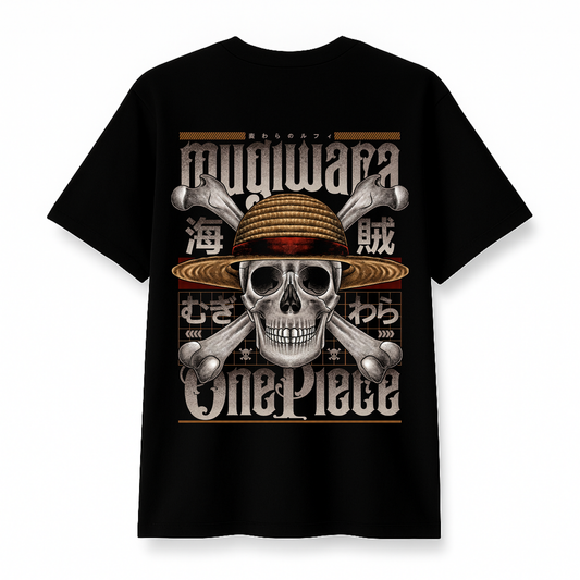 Mark of Freedom - Premium Black Round Neck Cotton Tee