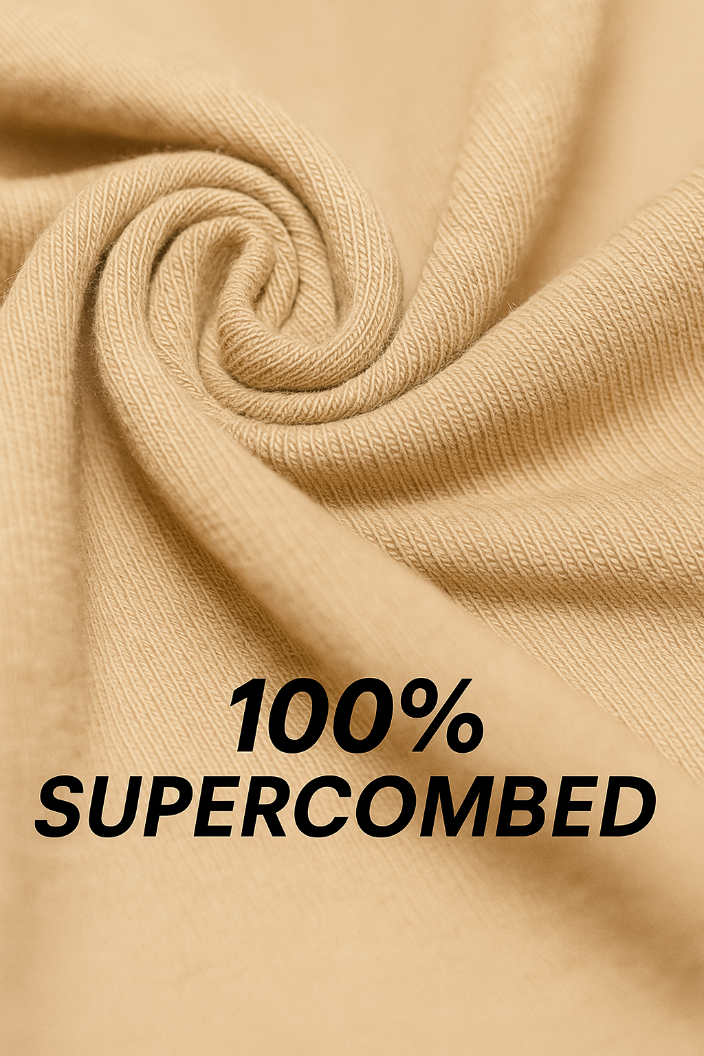 Sand Stone - Classic Beige Cotton Tee