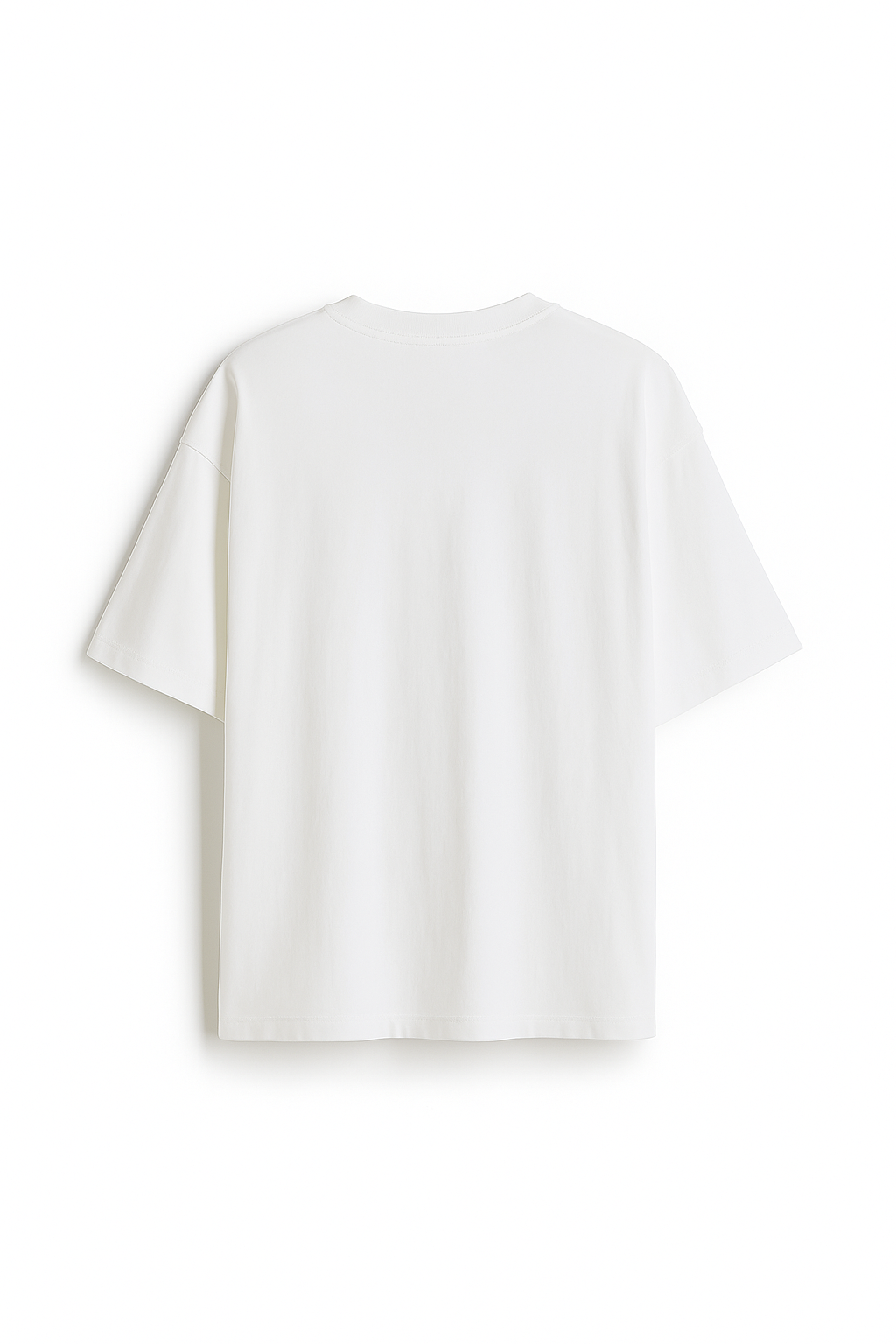 Cloud Nine - Premium White Oversized Cotton Tee