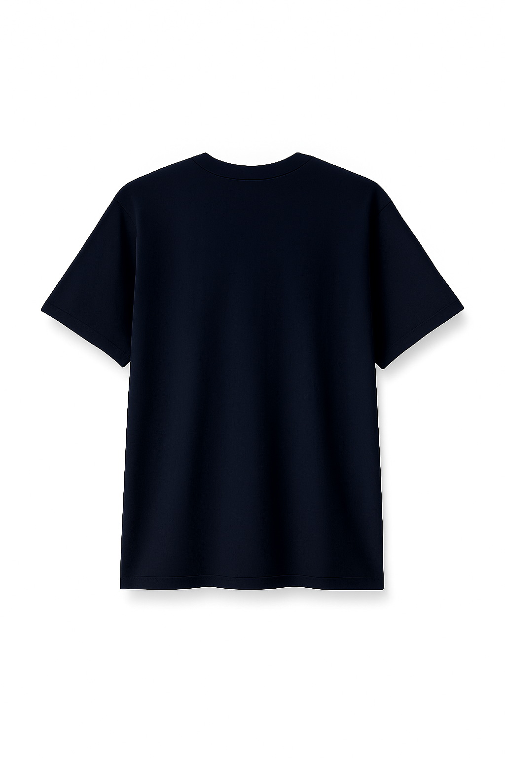 Navy Core - Premium Navy Blue Round Neck Tee