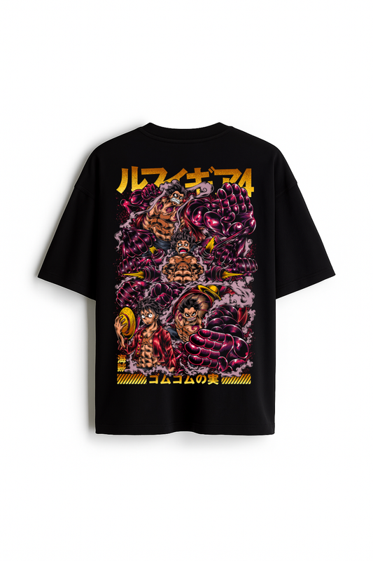 Boundless Force - Premium Black Oversized Cotton Tee