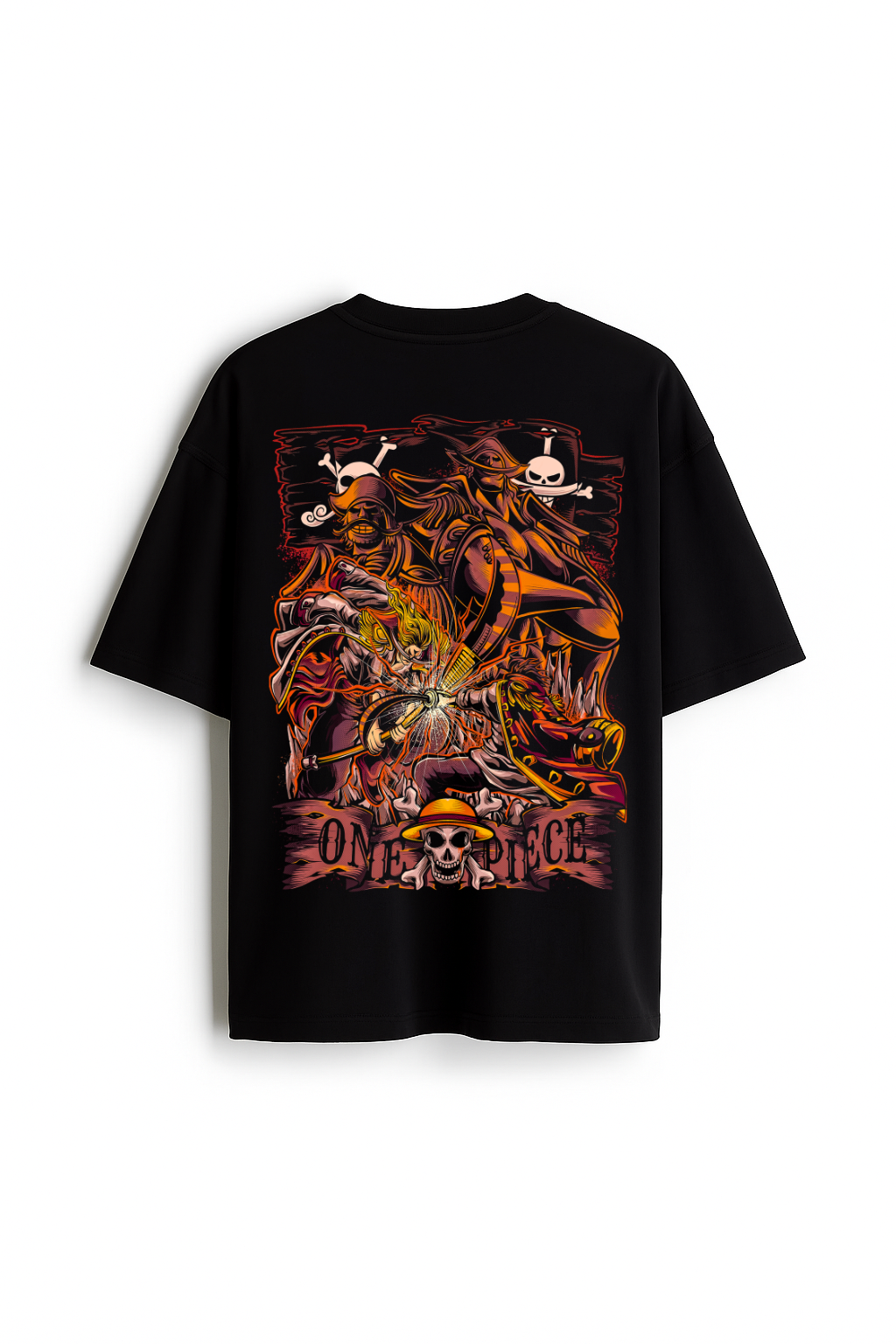 Era of Legends - Premium Black Oversized Cotton Tee