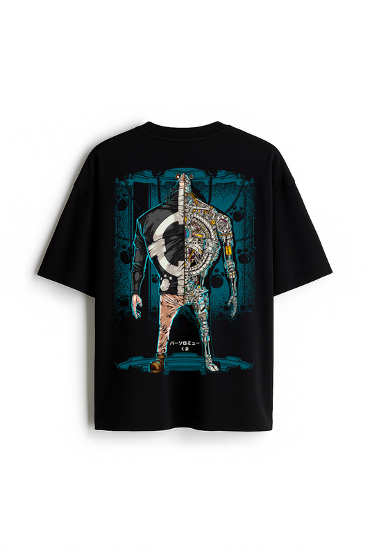 Silent Force - Premium Black Oversized Cotton Tee