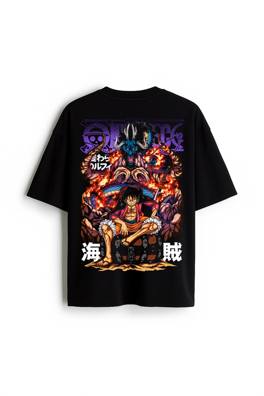 Clash of Kings - Premium Black Oversized Cotton Tee