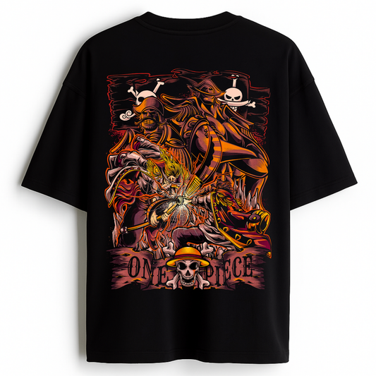 Era of Legends - Premium Black Oversized Cotton Tee