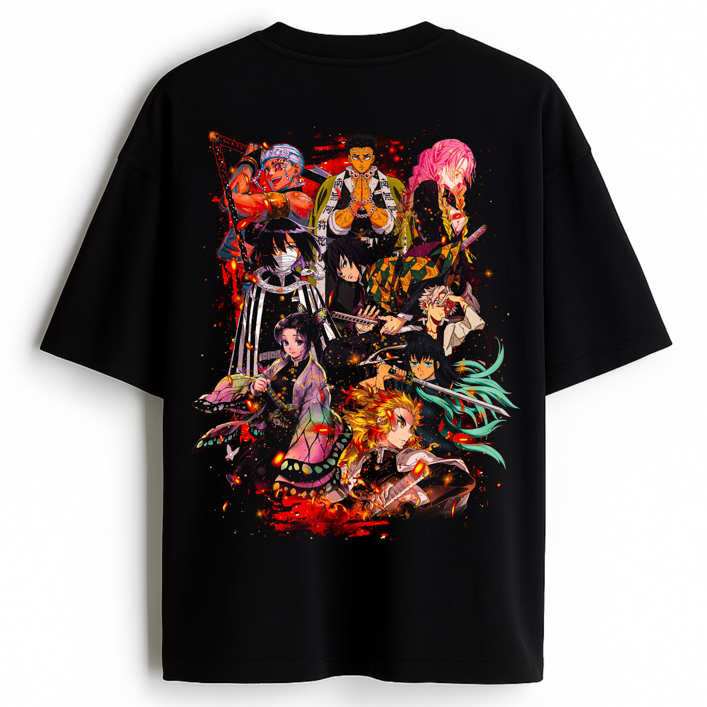 Pillars of Mastery - Premium Black Oversized Cotton Tee