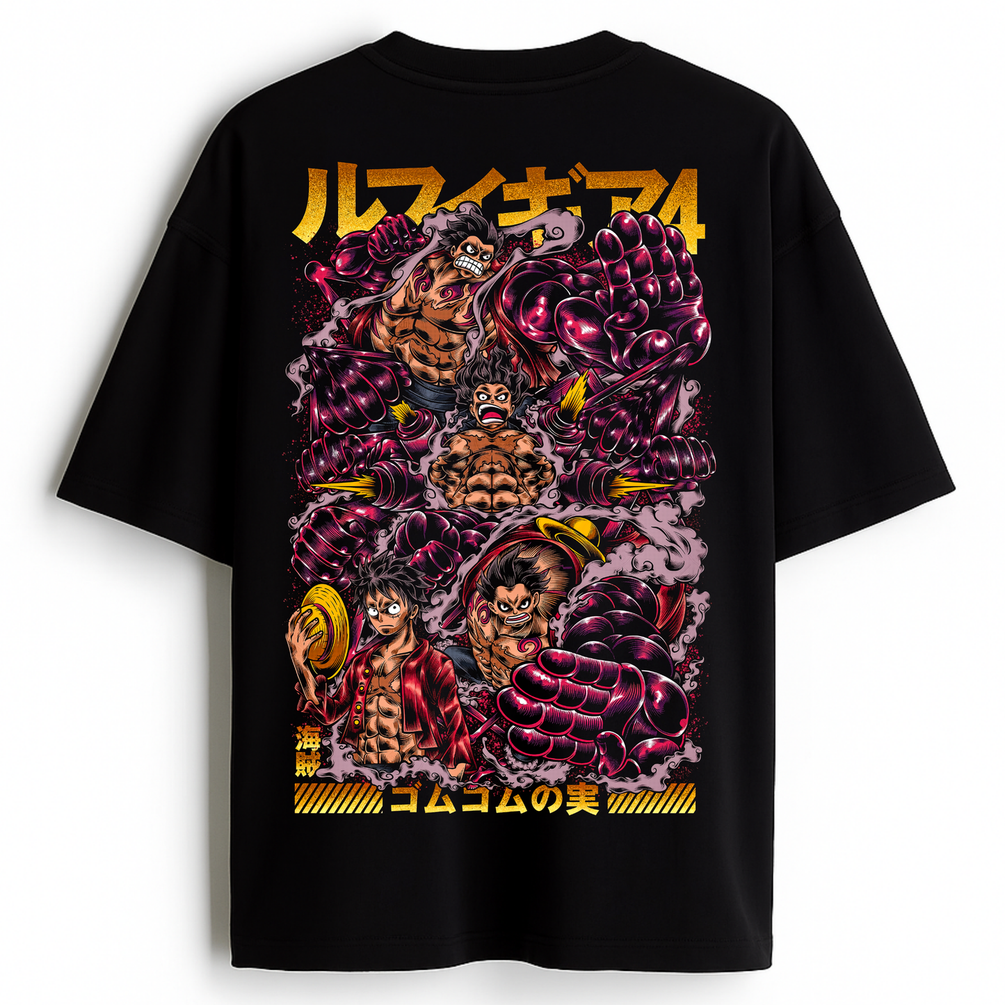 Boundless Force - Premium Black Oversized Cotton Tee