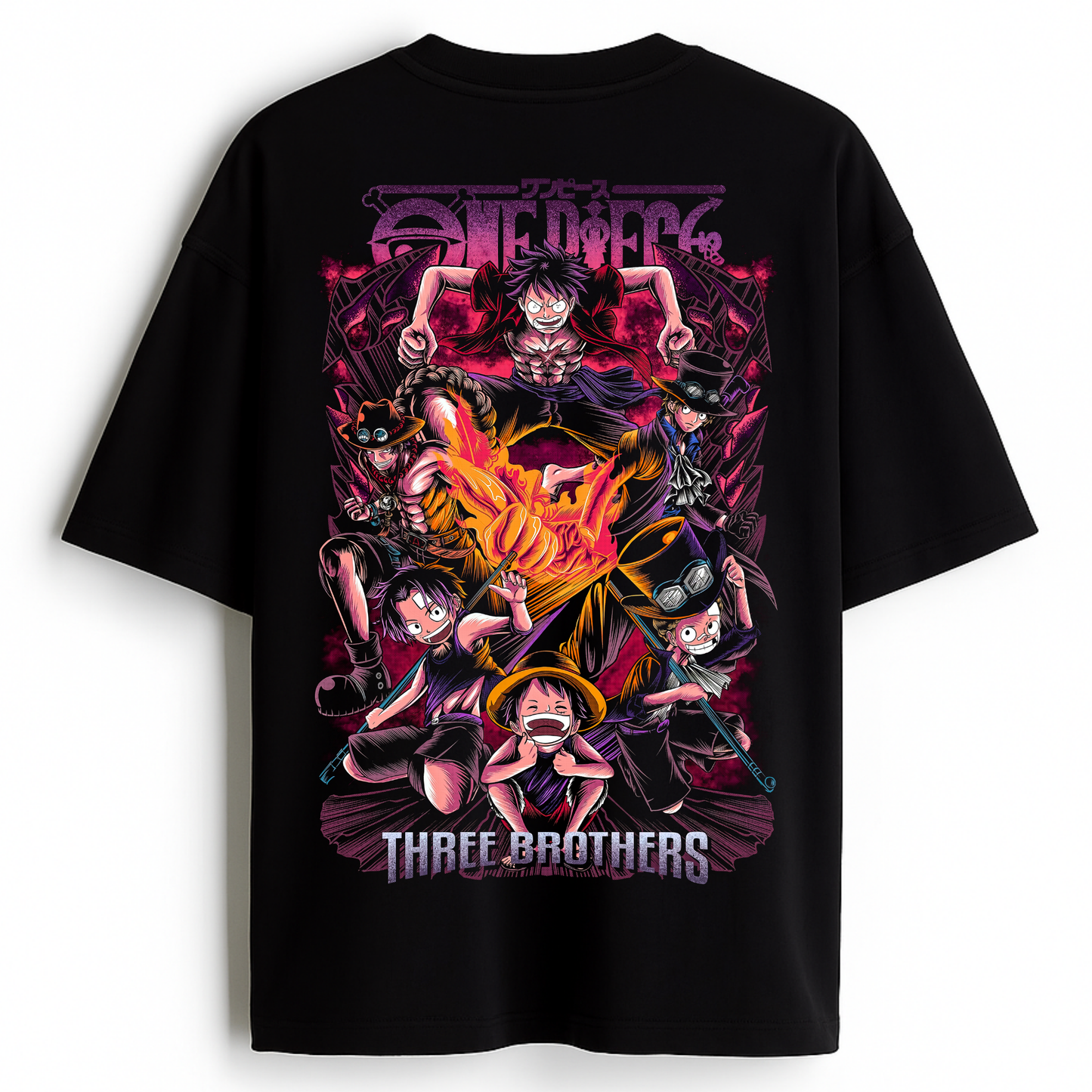 Bond Beyond Blood - Premium Black Oversized Cotton Tee