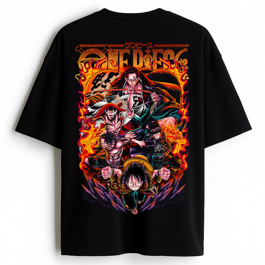 Legacy of the Unbreakable - Premium Black Oversized Cotton Tee