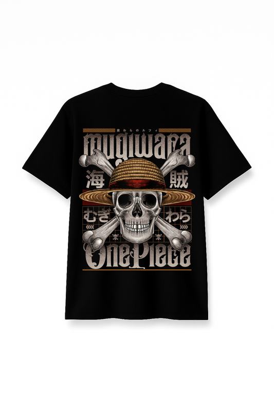 Mark of Freedom - Premium Black Round Neck Cotton Tee