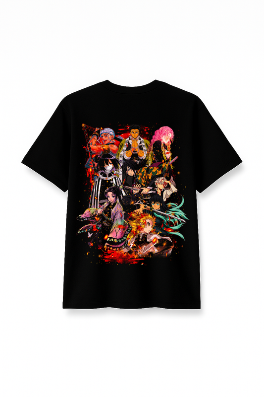Pillars of Mastery - Premium Black Round Neck Cotton Tee