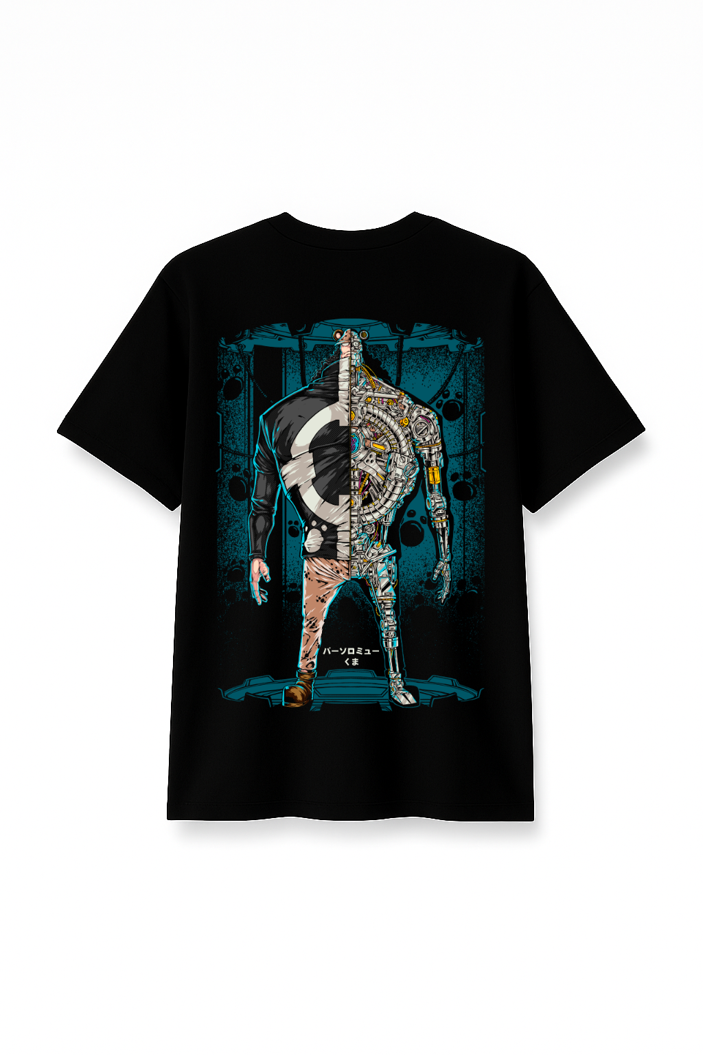 Silent Force - Premium Black Round Neck Cotton Tee