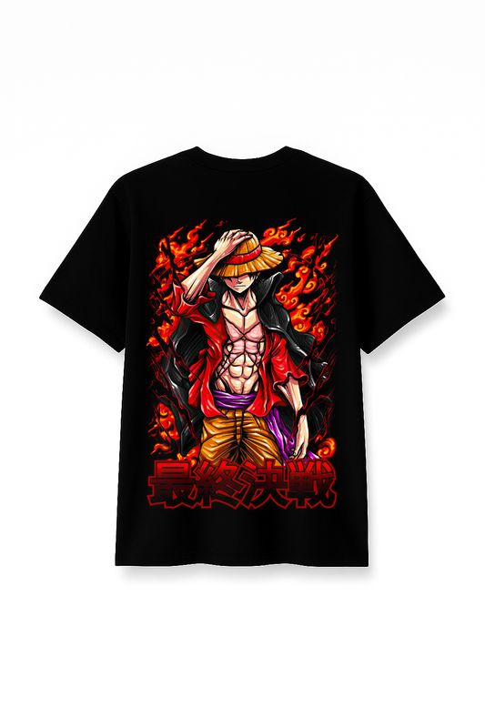 Burning Will - Premium Black Round Neck Cotton Tee