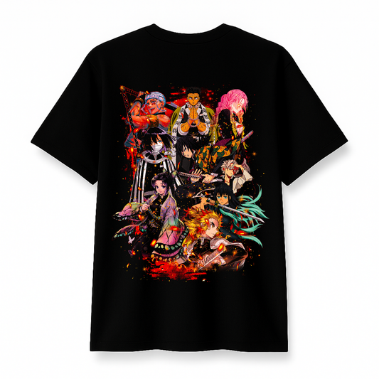 Pillars of Mastery - Premium Black Round Neck Cotton Tee