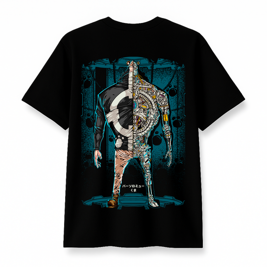 Silent Force - Premium Black Round Neck Cotton Tee