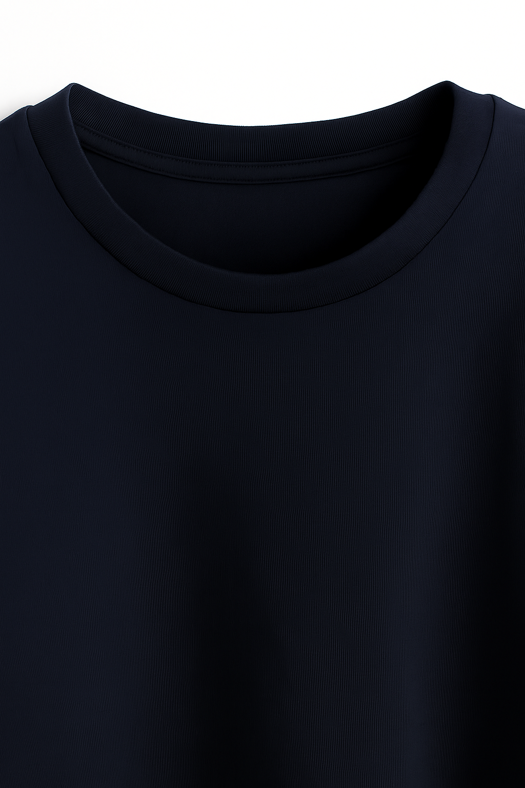 Navy Core - Premium Navy Blue Round Neck Tee