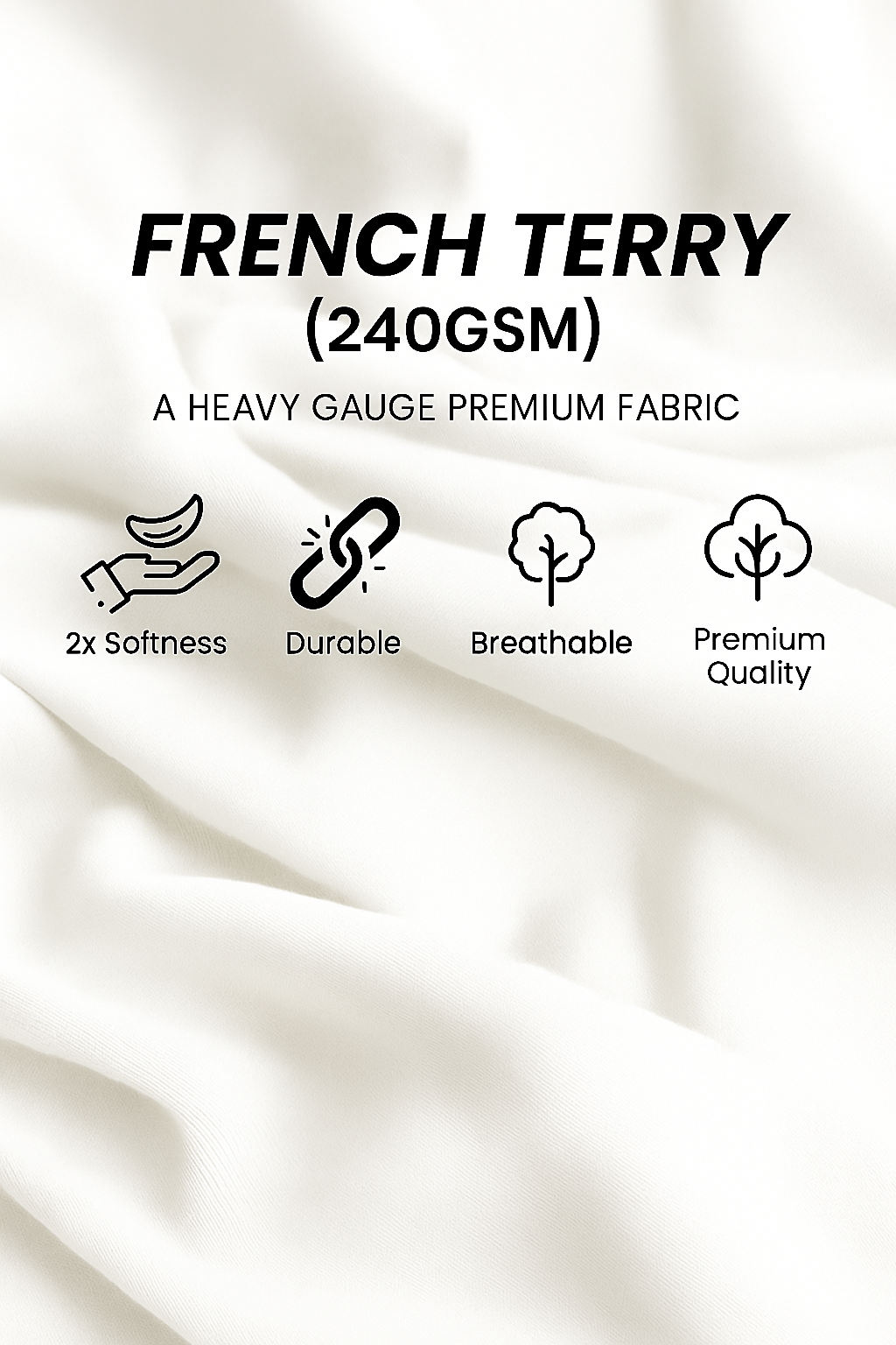 Naturally Rare - Premium White Oversized Cotton Tee