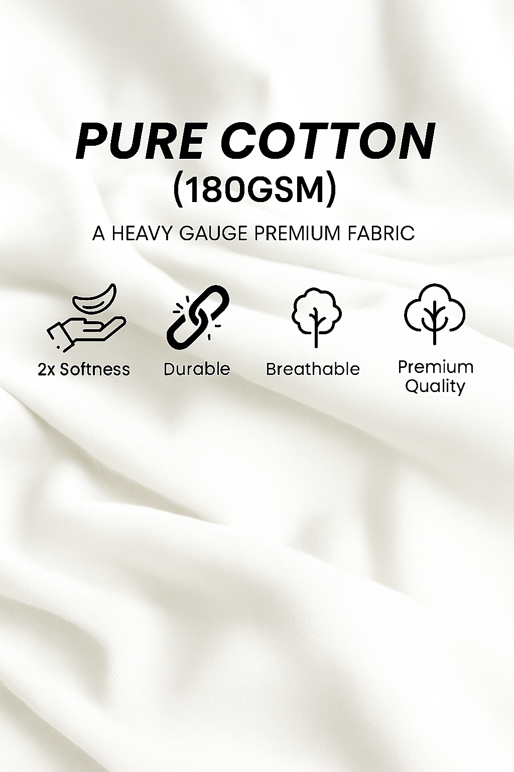 Pure Essential - Classic White Cotton Tee