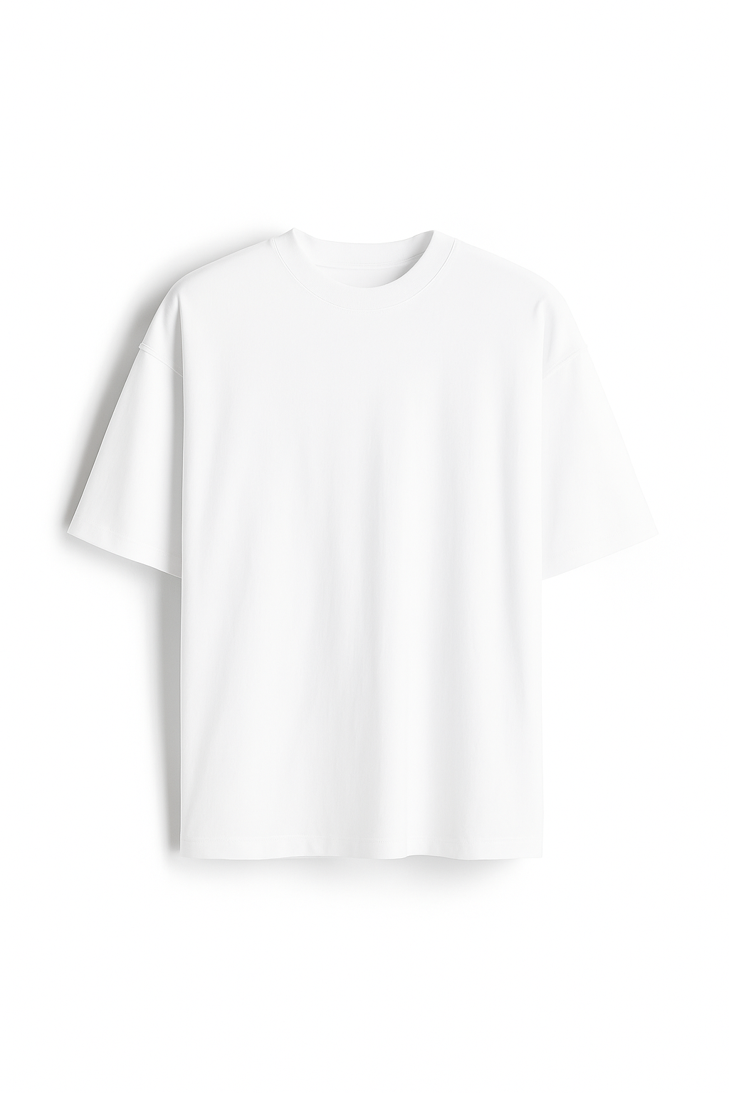 Cloud Nine - Premium White Oversized Cotton Tee
