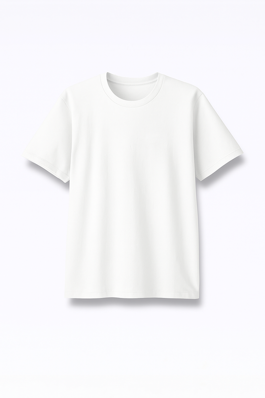 Pure Essential - Classic White Cotton Tee