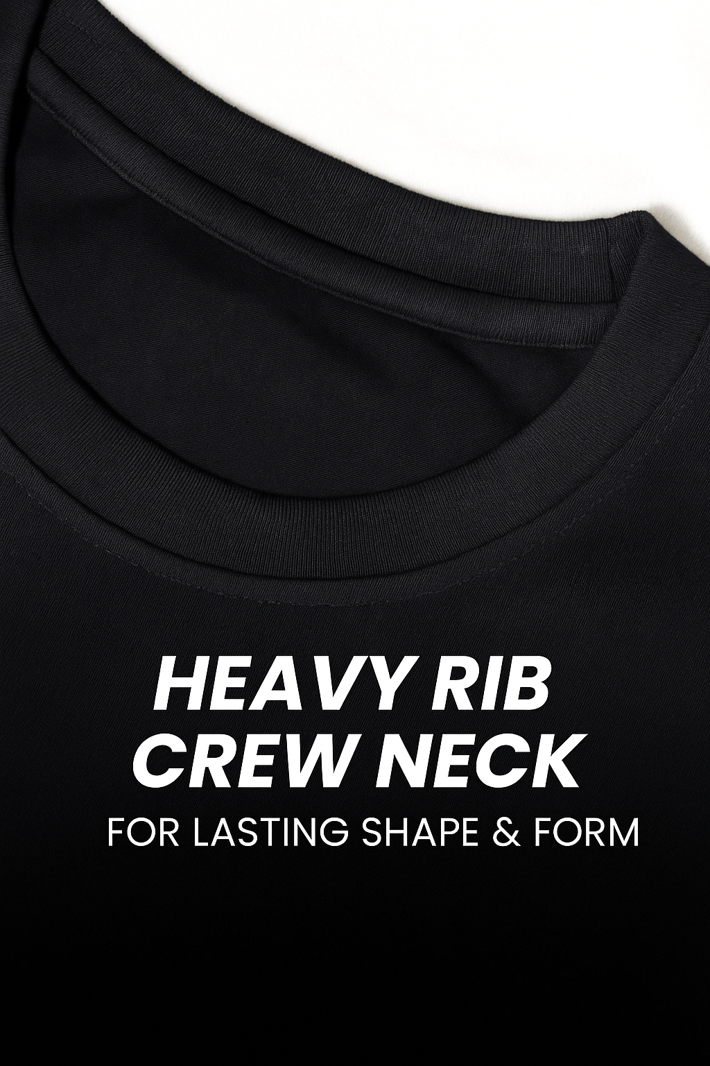 Shadow Elite - Premium Black Oversized Cotton Tee