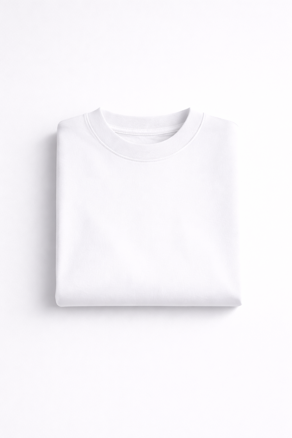 Built Different - Premium White Round Neck Tee